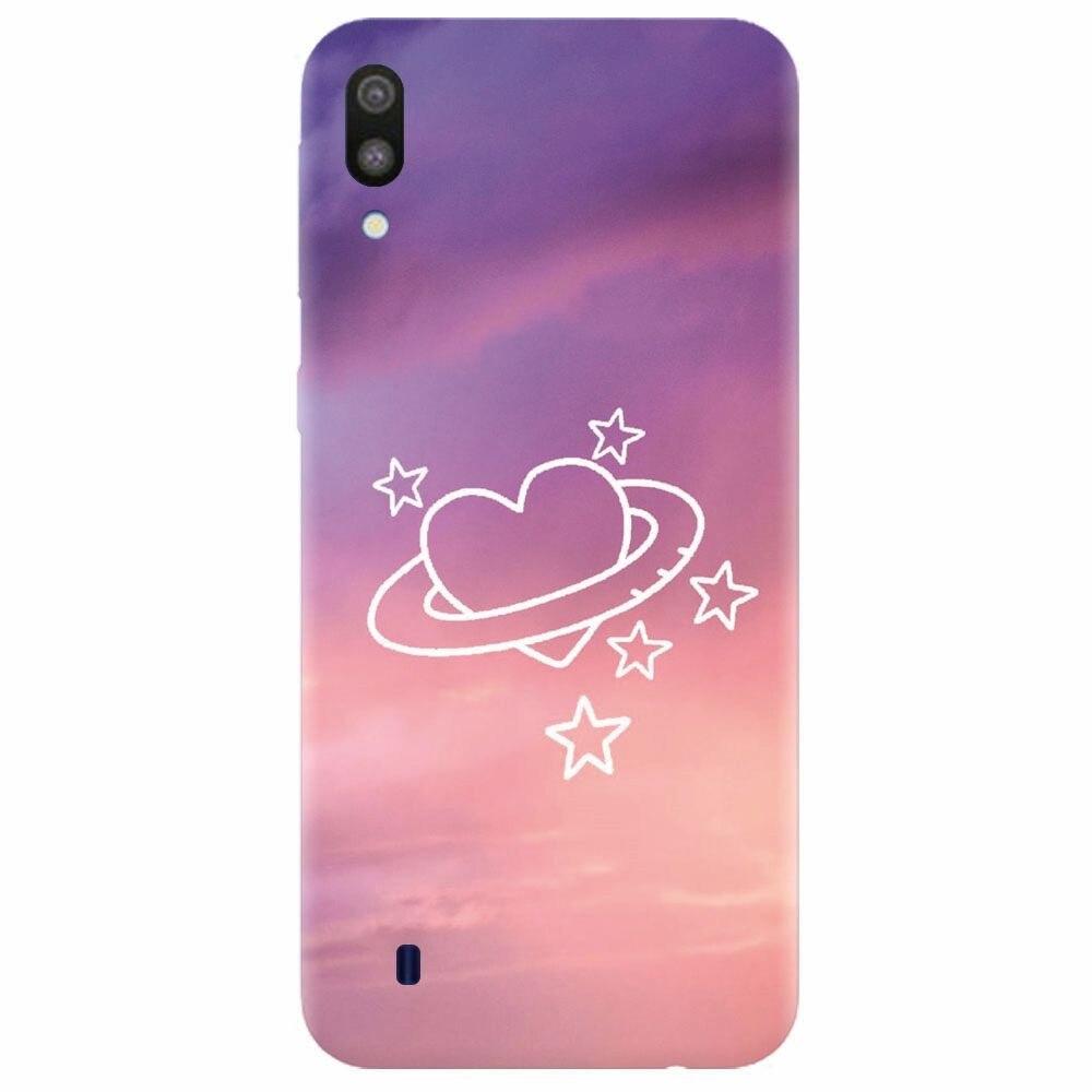 Husa silicon pentru Samsung Galaxy M10, Galaxy Heart