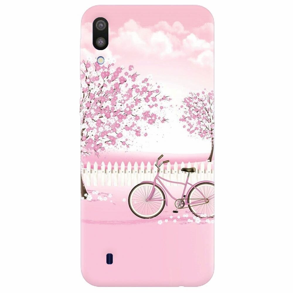 Husa silicon pentru Samsung Galaxy M10, Pink Spring
