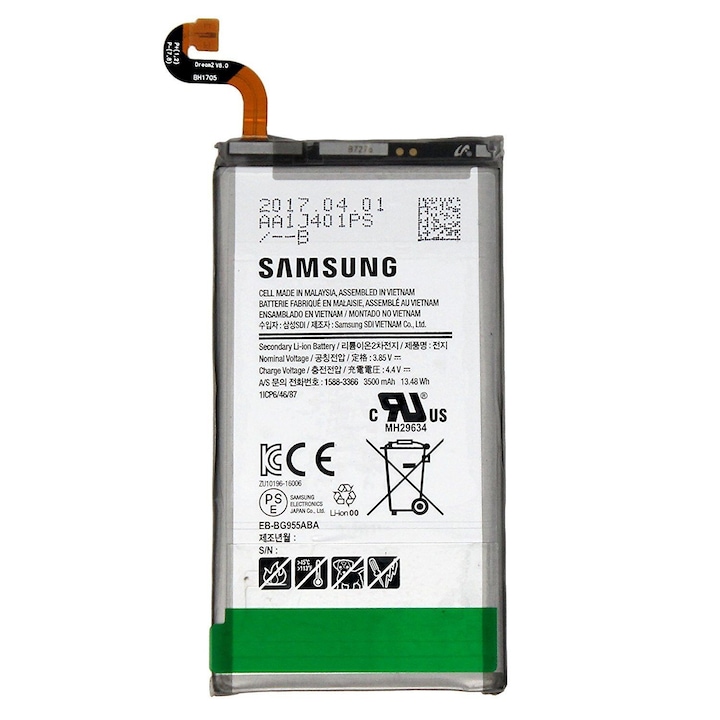 Батерия SAMSUNG за Galaxy S8 Plus, 3500mAh Lithium-Ion (Bulk)