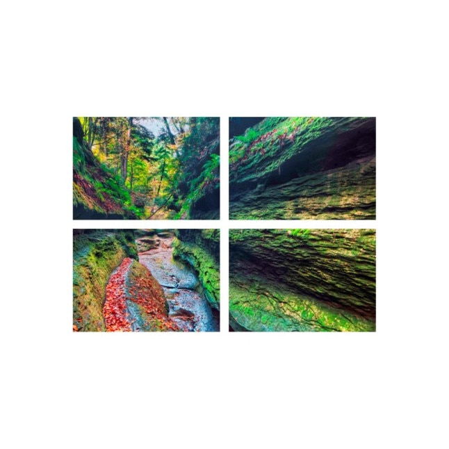 Set tablouri Multicanvas 4 piese 60x40 cm, peisaj 18