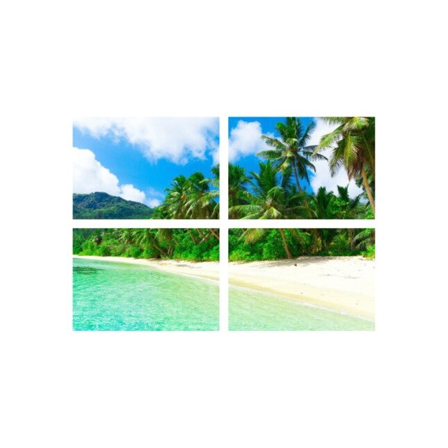 Set tablouri Multicanvas 4 piese 60x40 cm, peisaj 83