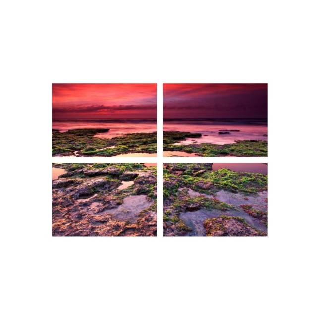 Set tablouri Multicanvas 4 piese 60x40 cm, peisaj 52