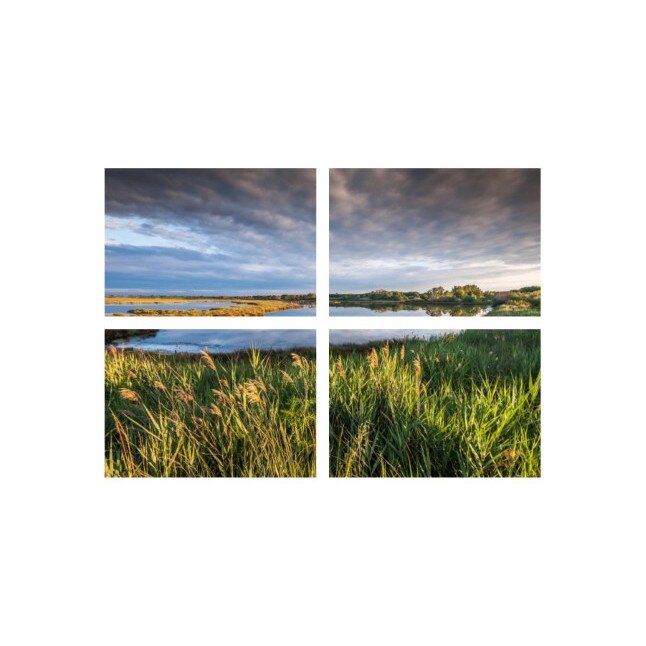 Set tablouri Multicanvas 4 piese 100x70 cm, peisaj 149