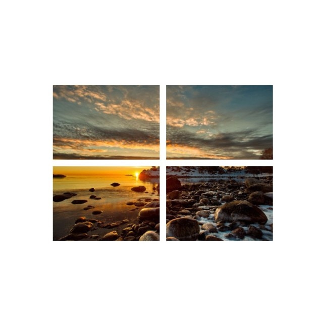 Set tablouri Multicanvas 4 piese 60x40 cm, peisaj 4