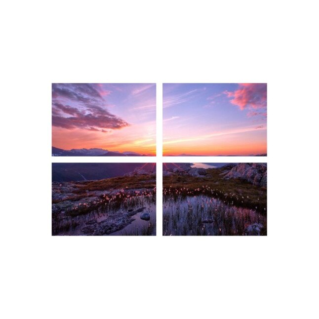 Set tablouri Multicanvas 4 piese 60x40 cm, peisaj 78
