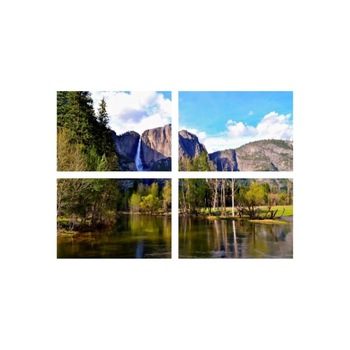 Set tablouri Multicanvas 4 piese 60x40 cm, peisaj 69 Set tablouri Multicanvas 4 piese 60x40 cm, peisaj 69