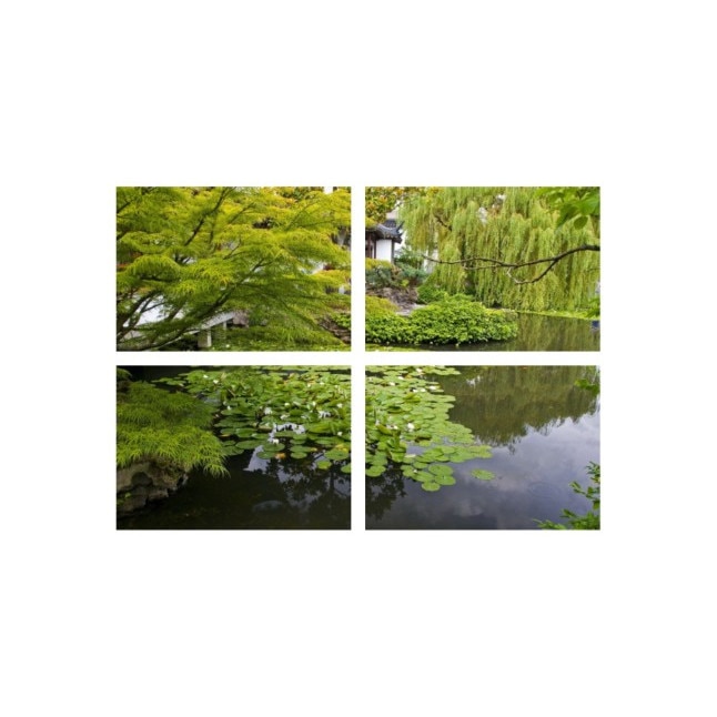 Set tablouri Multicanvas 4 piese 100x70 cm, peisaj 126