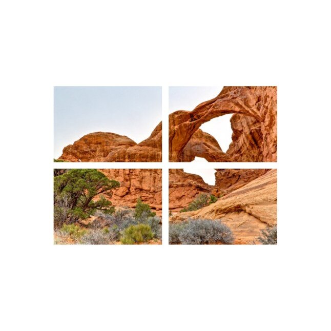 Set tablouri Multicanvas 4 piese 100x70 cm, peisaj 139