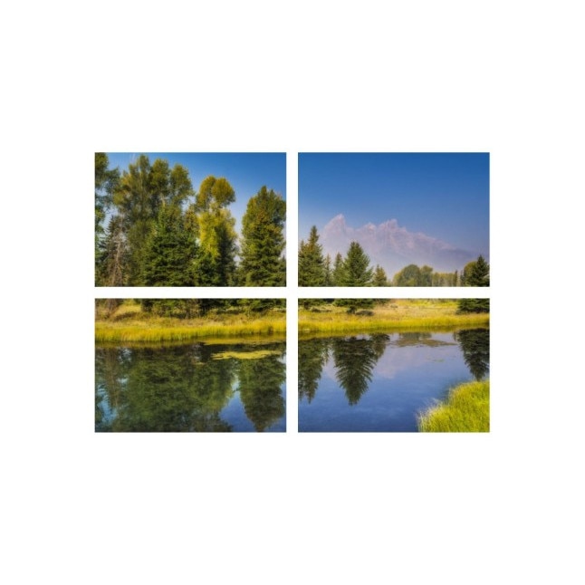 Set tablouri Multicanvas 4 piese 60x40 cm, peisaj 41