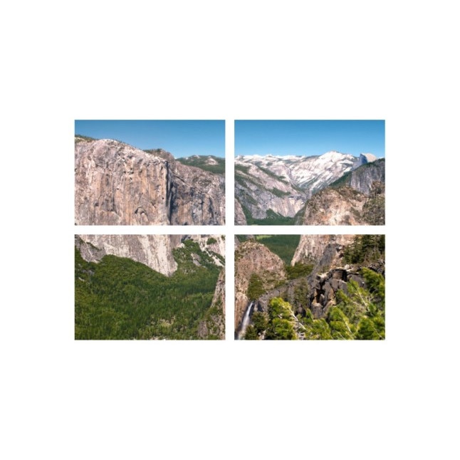 Set tablouri Multicanvas 4 piese 100x70 cm, peisaj 120