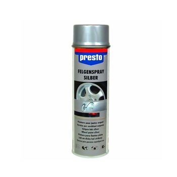 Spray Vopsea Argintie pentru Jante si Reparatii Auto Presto 500ml Spray Vopsea Argintie pentru Jante si Reparatii Auto Presto 500ml