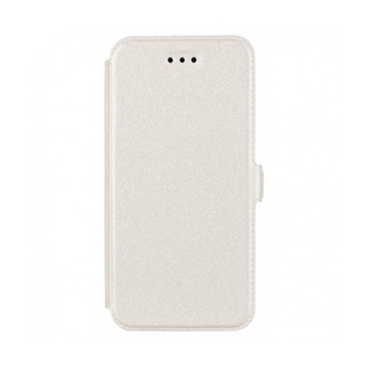 Калъф Omni Book Pocket за Samsung Galaxy J1, Бял