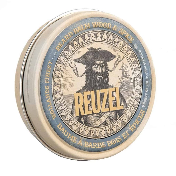 Balsam de barba Reuzel Beard Balm Wood & Spice 35 gr
