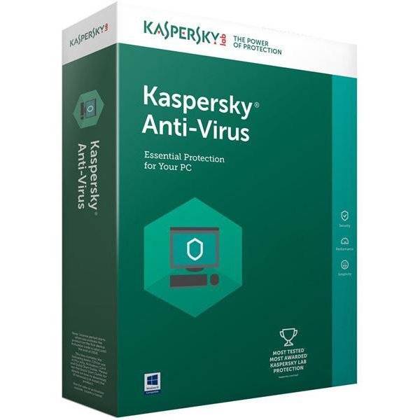 Kaspersky Antivirus Renew Retail 1 an 3 PC