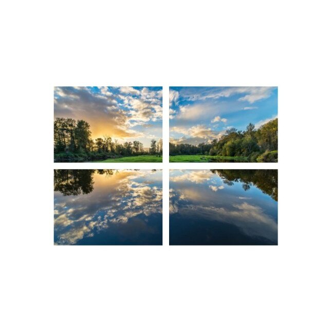 Set tablouri Multicanvas 4 piese 60x40 cm, peisaj 49