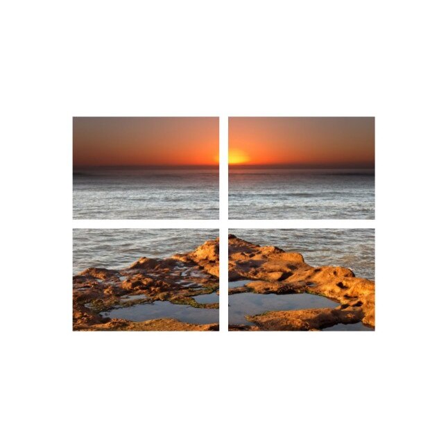 Set tablouri Multicanvas 4 piese 60x40 cm, peisaj 89