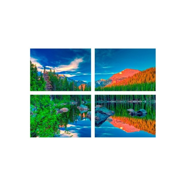 Set tablouri Multicanvas 4 piese 60x40 cm, peisaj 81