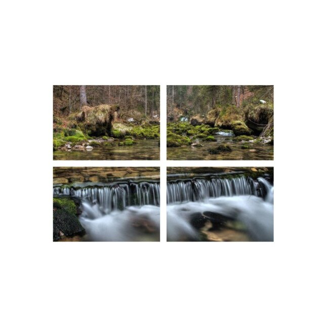 Set tablouri Multicanvas 4 piese 60x40 cm, peisaj 63