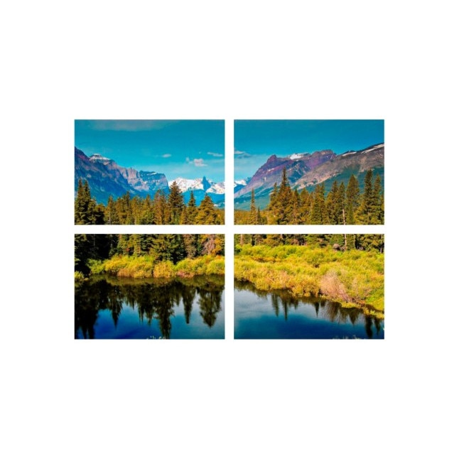 Set tablouri Multicanvas 4 piese 60x40 cm, peisaj 189