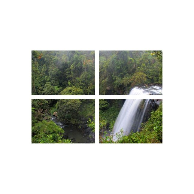 Set tablouri Multicanvas 4 piese 100x70 cm, peisaj 165