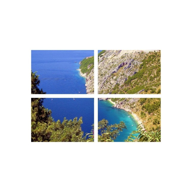 Set tablouri Multicanvas 4 piese 60x40 cm, peisaj 186