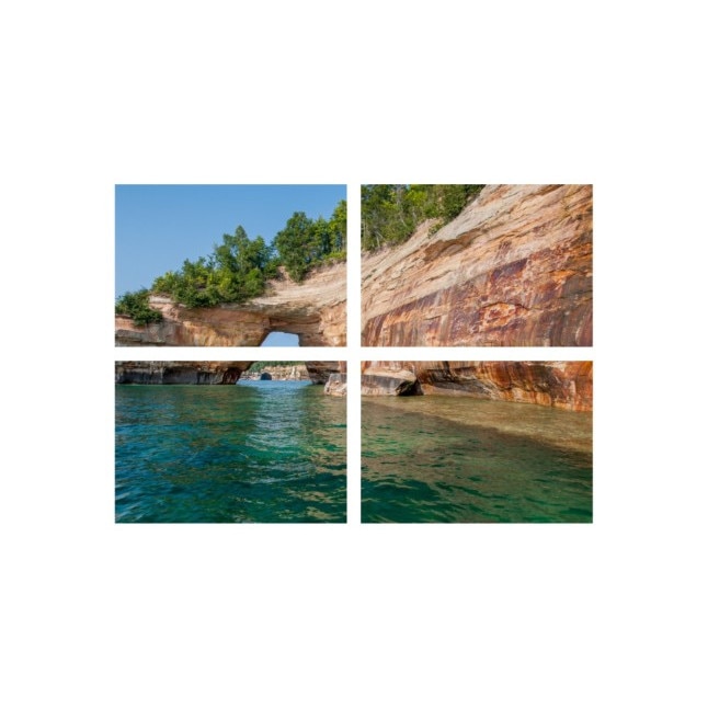 Set tablouri Multicanvas 4 piese 60x40 cm, peisaj 171