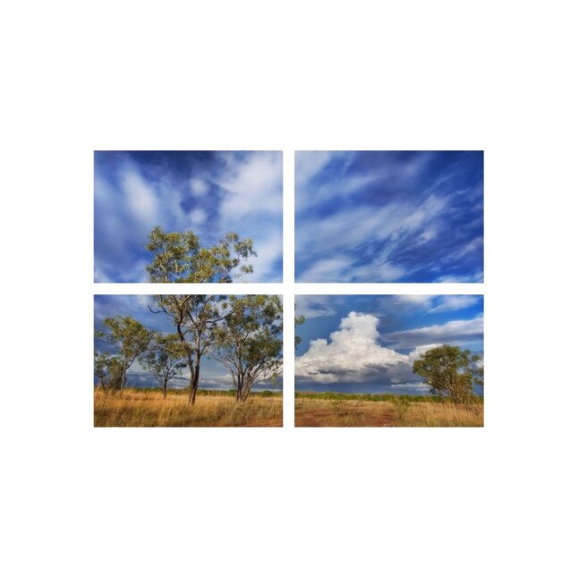 Set tablouri Multicanvas 4 piese 60x40 cm, peisaj 22