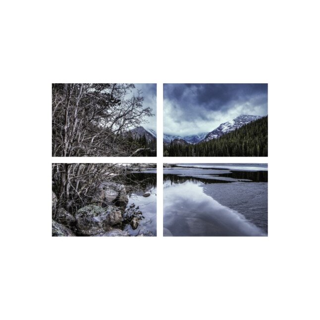 Set tablouri Multicanvas 4 piese 60x40 cm, peisaj 191