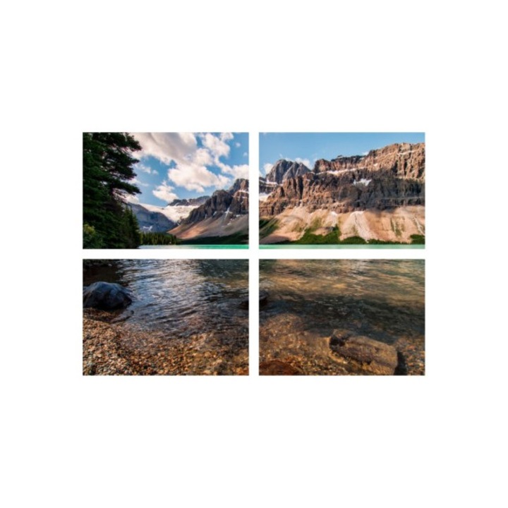 Set tablouri Multicanvas 4 piese 60x40 cm, peisaj 177