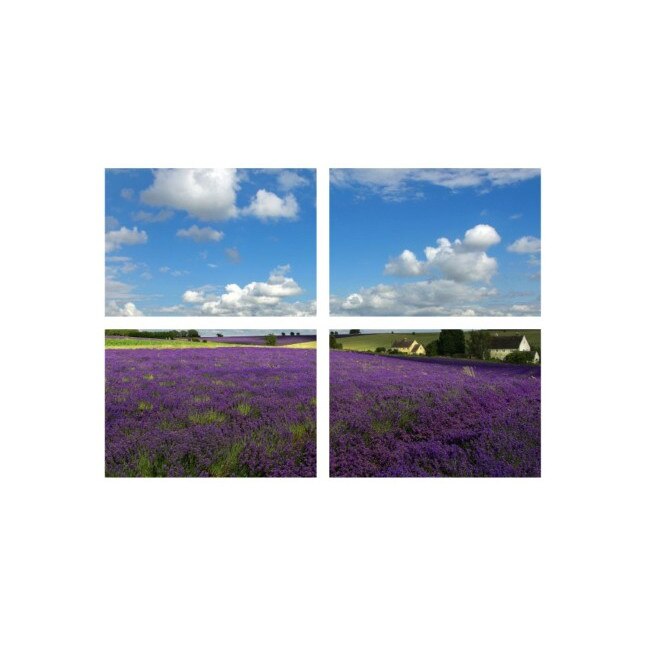 Set tablouri Multicanvas 4 piese 60x40 cm, peisaj 30