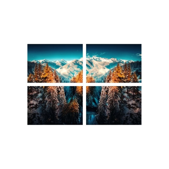 Set tablouri Multicanvas 4 piese 60x40 cm, peisaj 194