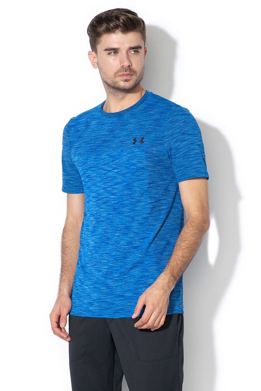 Under Armour, Tricou pentru fitness Vanish, Albastru/Negru