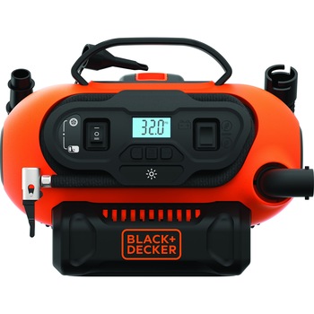 Compresor auto Black&Decker BDCINF18N, 11 Bar, alimentare 12V, display LCD Compresor auto Black&Decker BDCINF18N, 11 Bar, alimentare 12V, display LCD