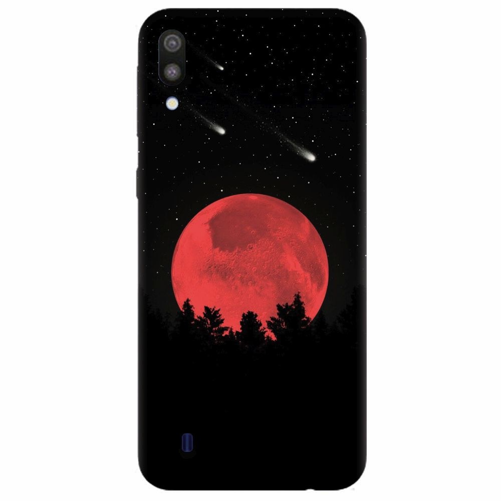 Husa silicon pentru Samsung Galaxy M10, Blood Moon