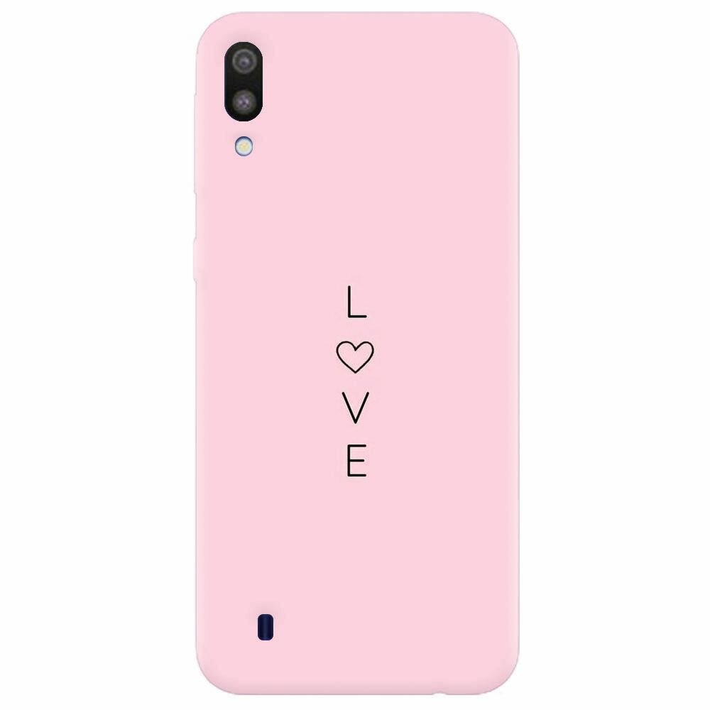 Husa silicon pentru Samsung Galaxy M10, Love