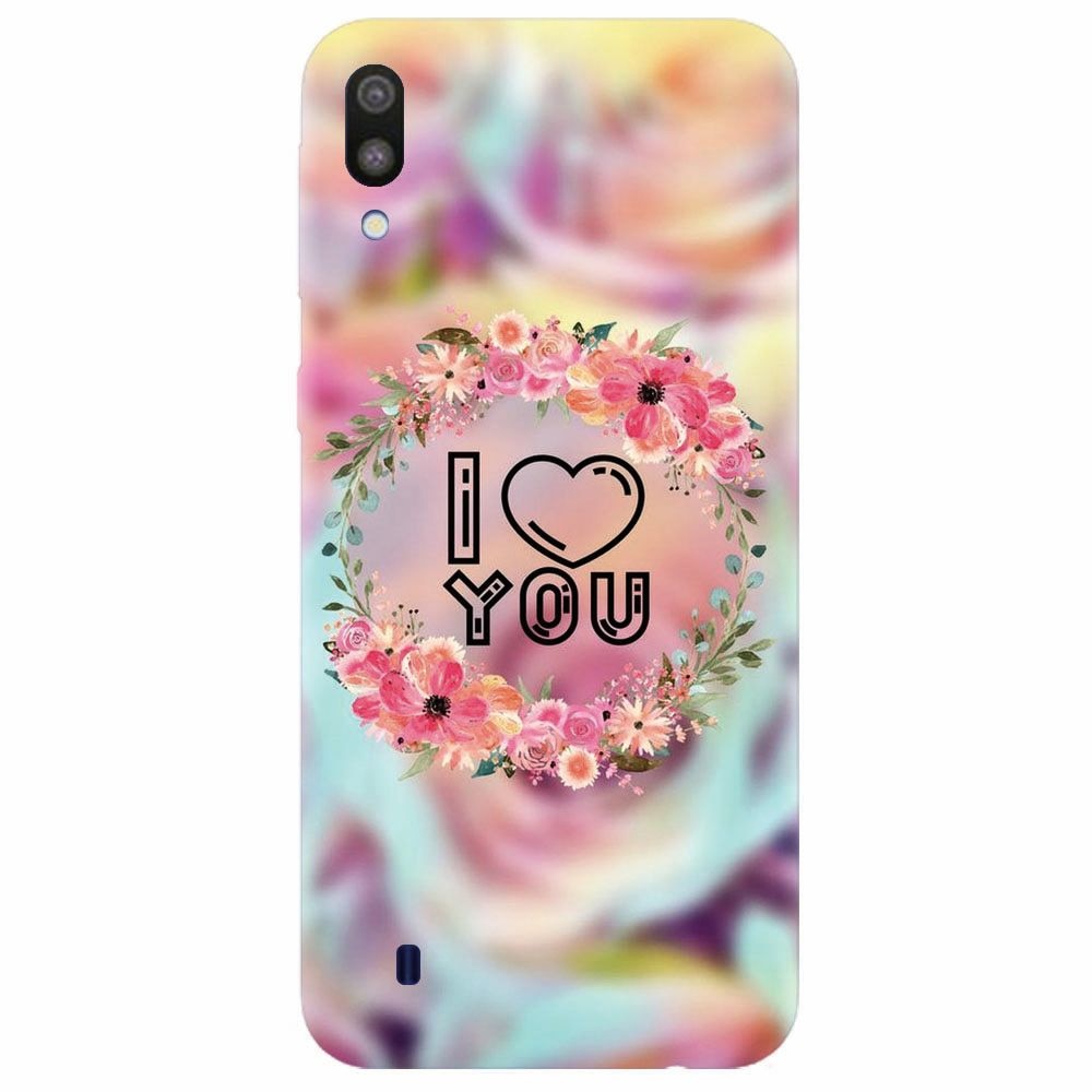 Husa silicon pentru Samsung Galaxy M10, I Love You