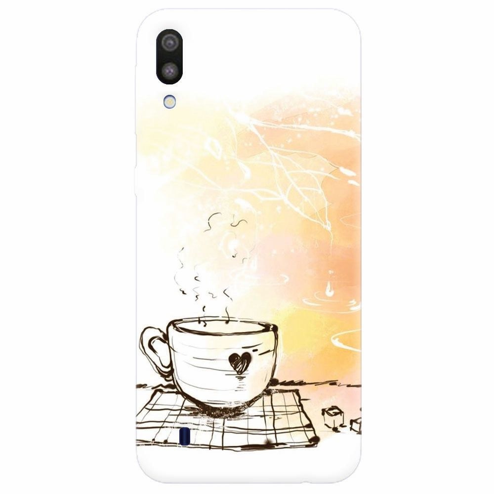 Husa silicon pentru Samsung Galaxy M10, Coffe Love