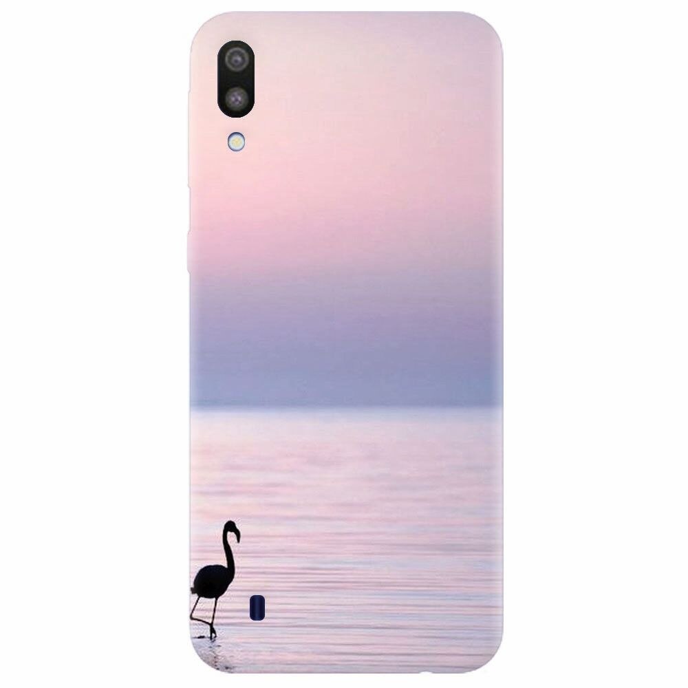Husa silicon pentru Samsung Galaxy M10, Flaminsgo Sunset