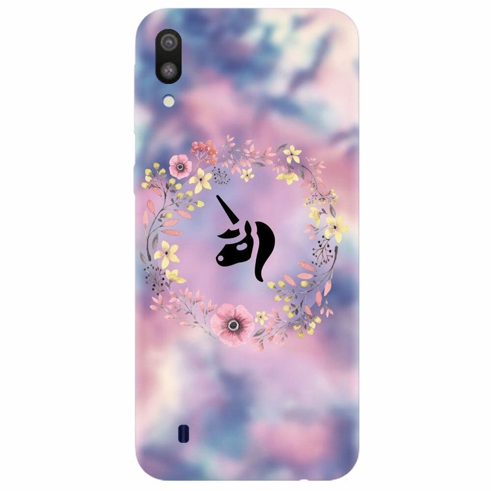Husa silicon pentru Samsung Galaxy M10, Unicorn Icon