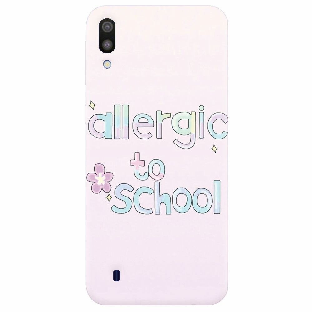 Husa silicon pentru Samsung Galaxy M10, Allergic To School