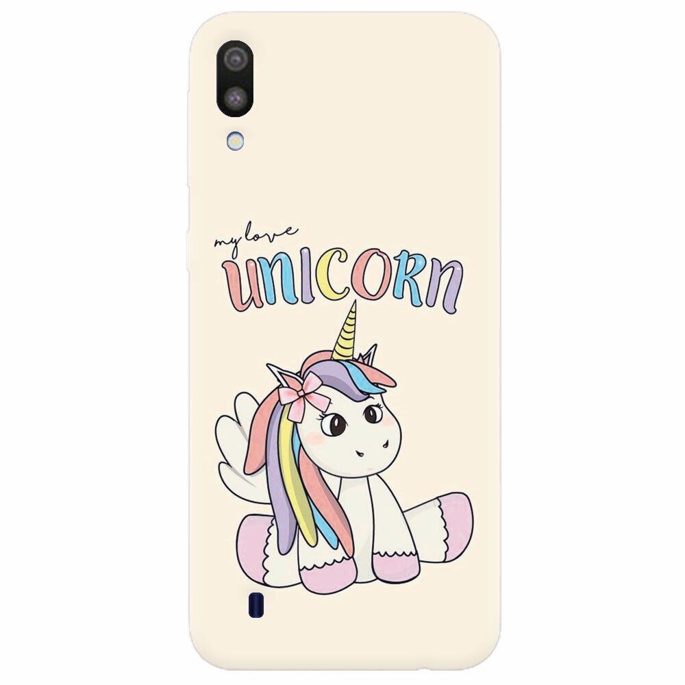 Husa silicon pentru Samsung Galaxy M10, My Love Unicorn