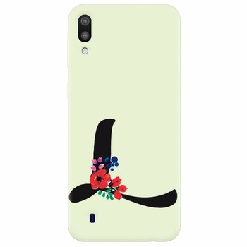 Husa silicon pentru Samsung Galaxy M10, Litera L Husa silicon pentru Samsung Galaxy M10, Litera L