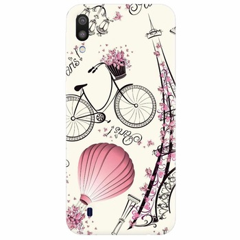 Husa silicon pentru Samsung Galaxy M10, Paris Husa silicon pentru Samsung Galaxy M10, Paris