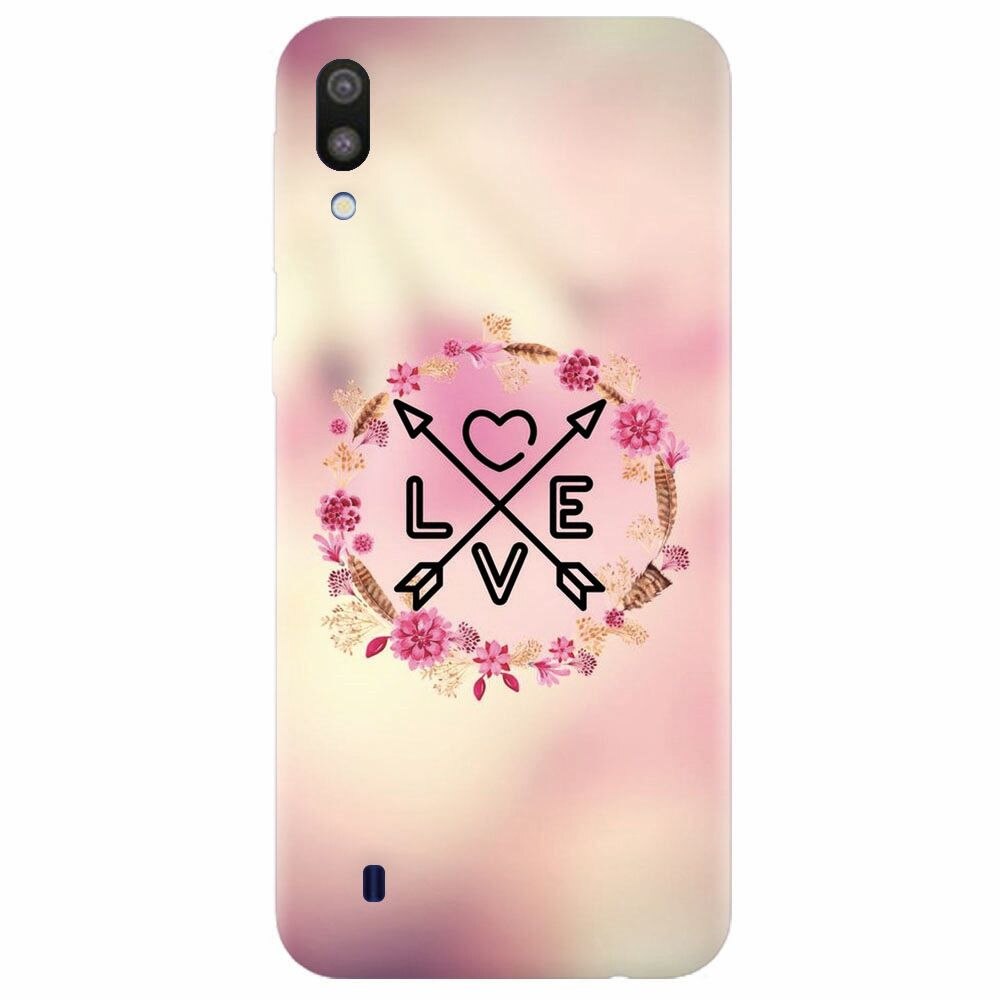 Husa silicon pentru Samsung Galaxy M10, Love Arrow
