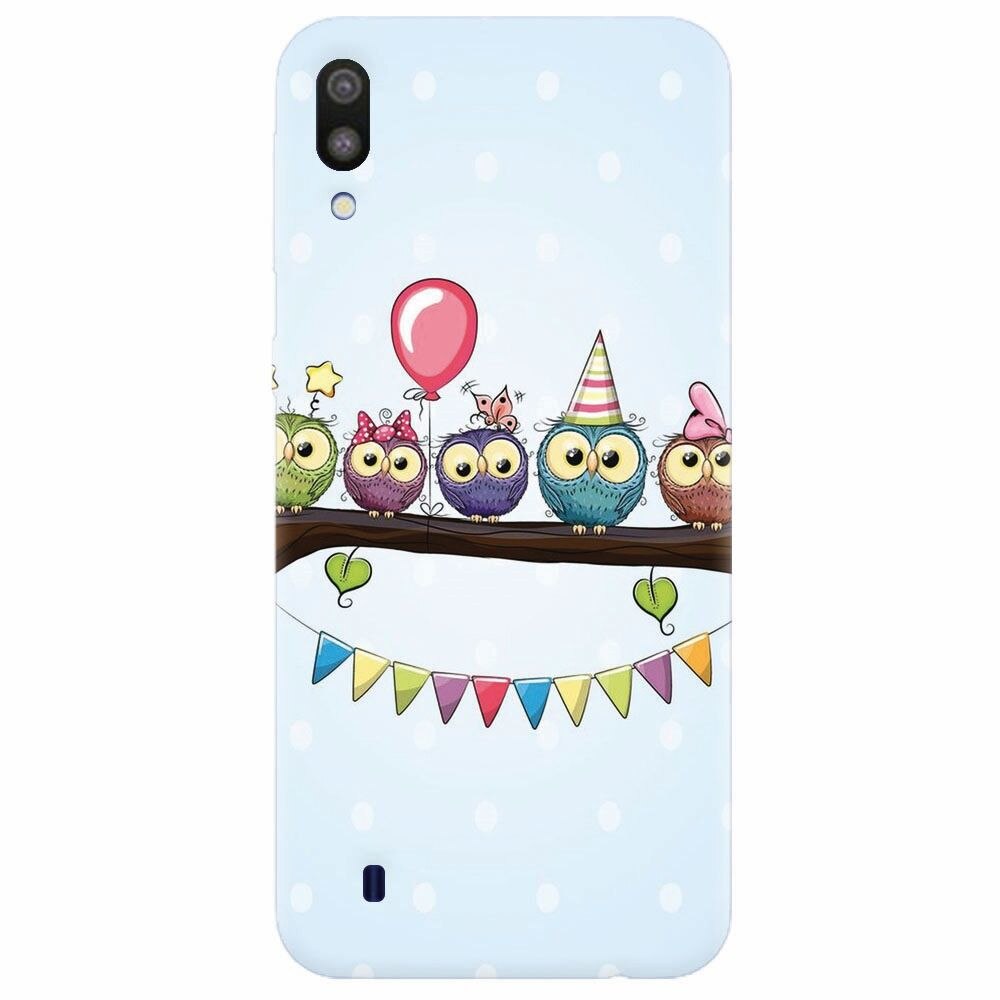 Husa silicon pentru Samsung Galaxy M10, Party Birds