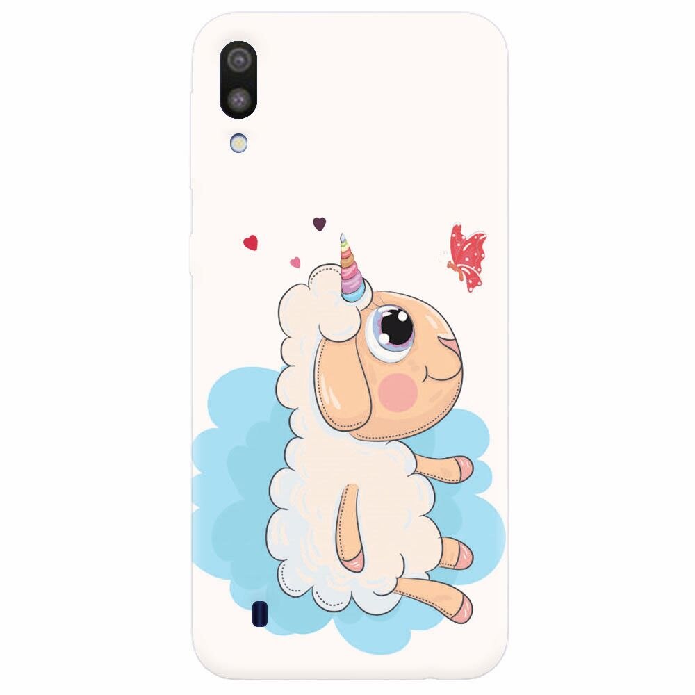 Husa silicon pentru Samsung Galaxy M10, Sheep Star