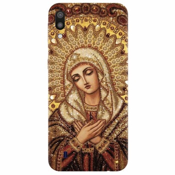 Husa silicon pentru Samsung Galaxy M10, Maica Domnului Husa silicon pentru Samsung Galaxy M10, Maica Domnului