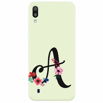 Husa silicon pentru Samsung Galaxy M10, Litera A Husa silicon pentru Samsung Galaxy M10, Litera A