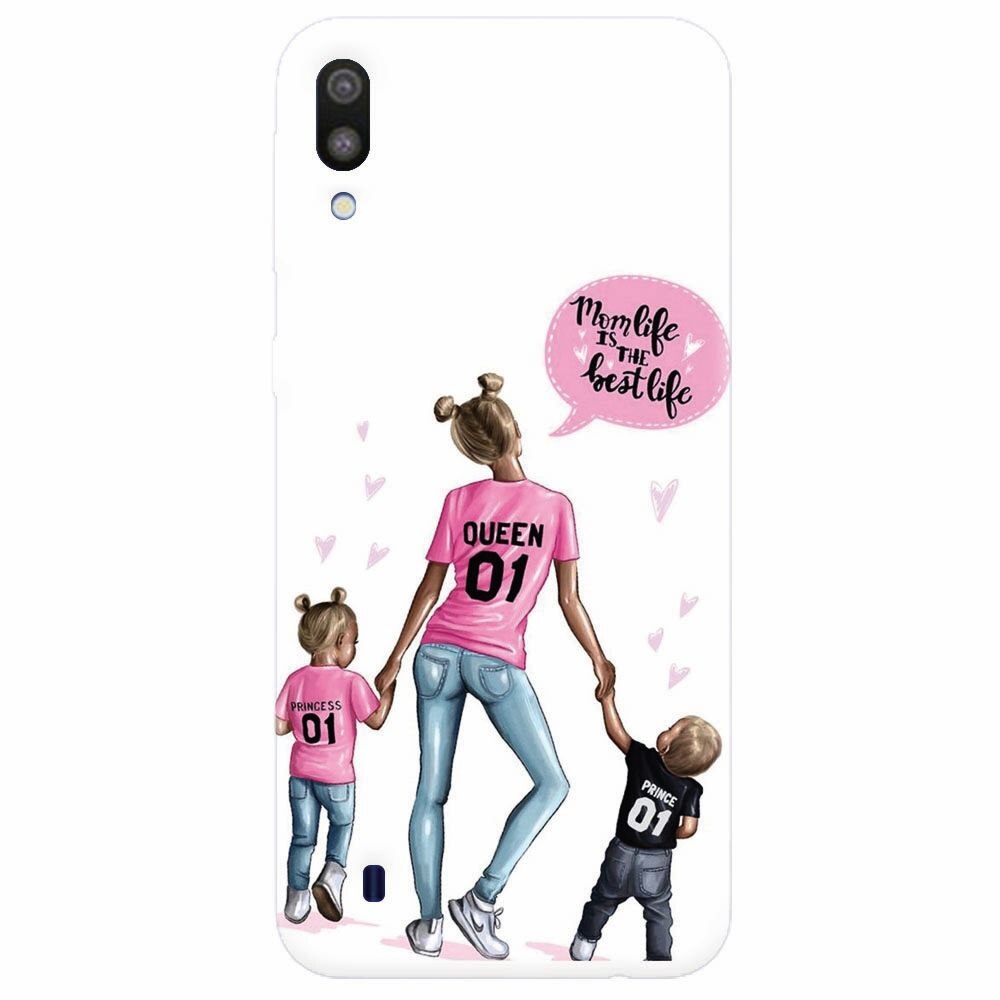 Husa silicon pentru Samsung Galaxy M10, Mom Life