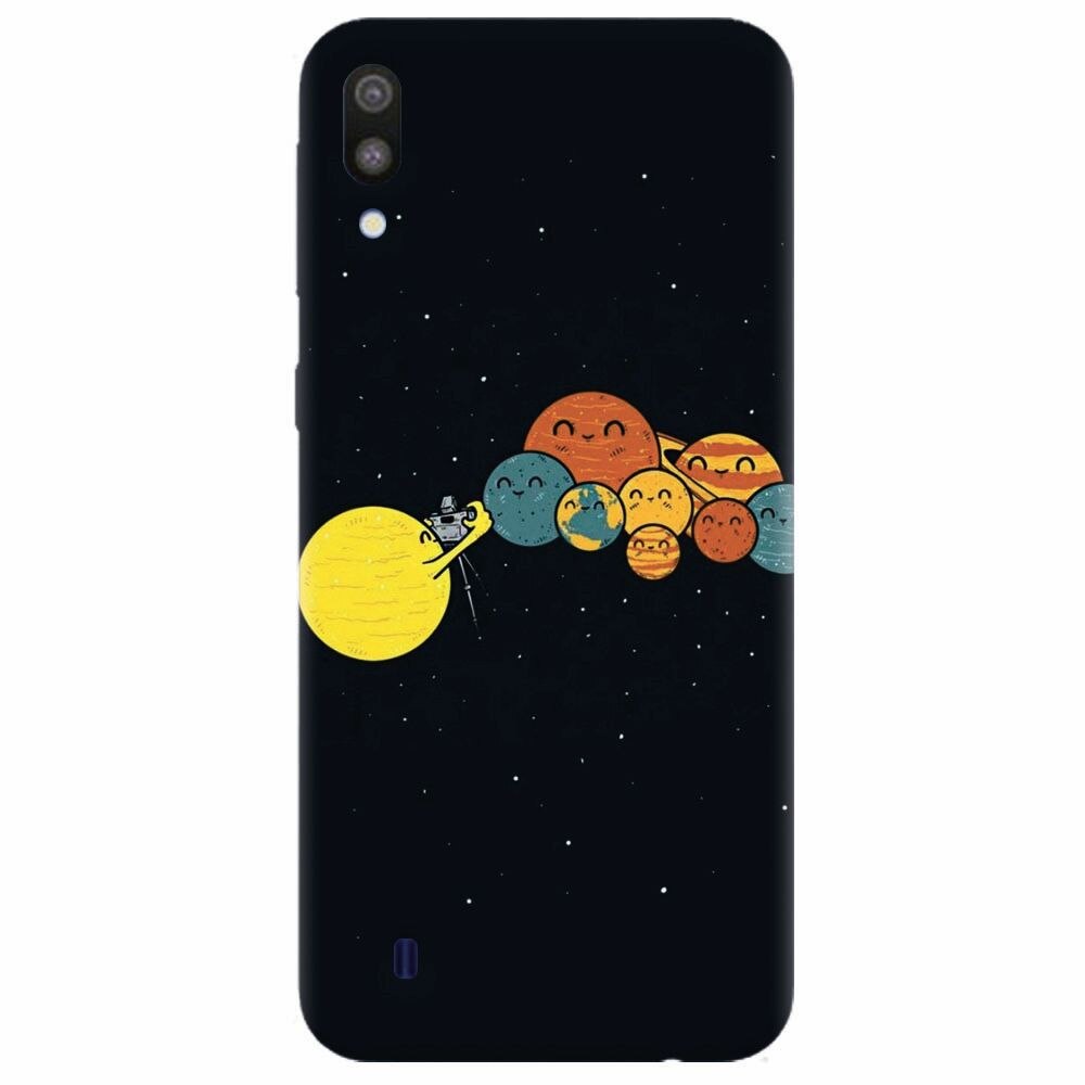 Husa silicon pentru Samsung Galaxy M10, Selfie Planet
